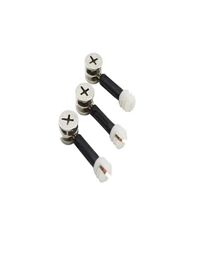FURNEASER Minifix Set Furniture Board Cam Fitting and Pre-Inserted Nut Bolt Set | Cam Lock Screws and Nuts for Wardrobe Furniture Panel Connecting Hardware (10) - Image 2